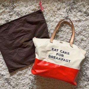 kate spade eat cake for breakfast Tote